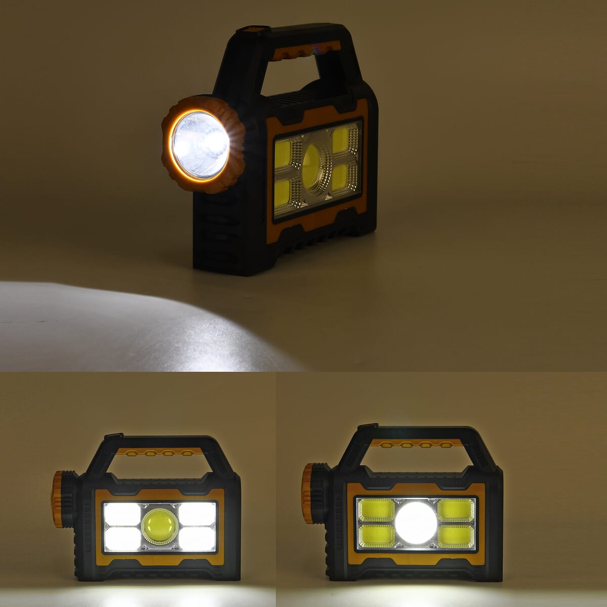 Solar Multi-Light Source Charging Lamp (1200mAh) with 3 Lighting Modes (Powered by Solar Charging and USB Cable) image number 1
