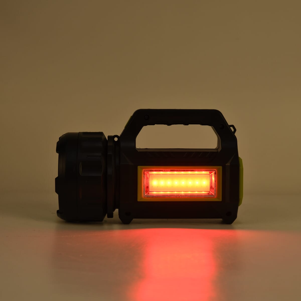 Solar Multi-Functional Outdoor Flashlight (2400mAh) with 7 Light Modes (Powered by Solar Charging and USB Cable) image number 2