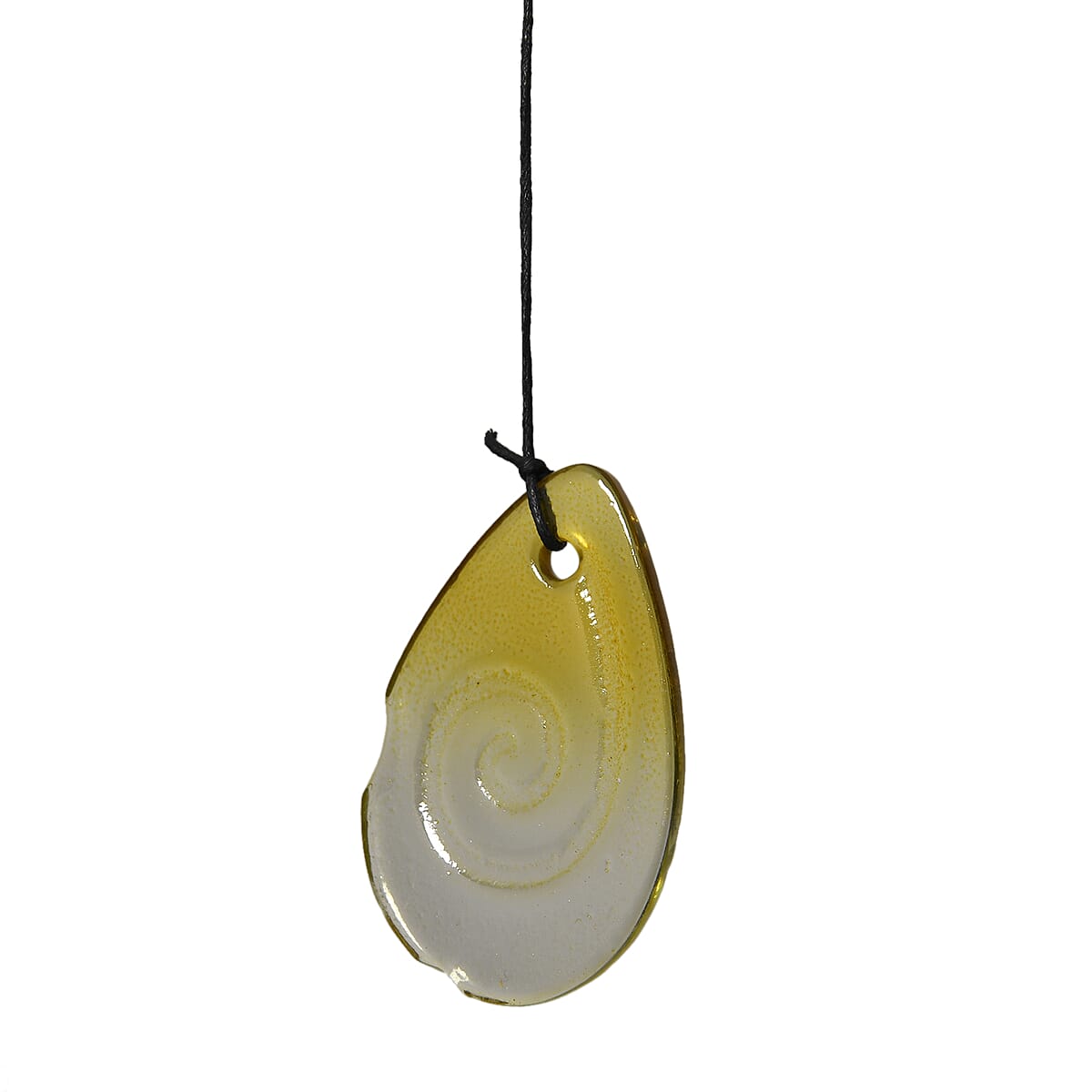 Blue and Yellow with Multi Color Iron and Glass Wind Chime - Peacock image number 4