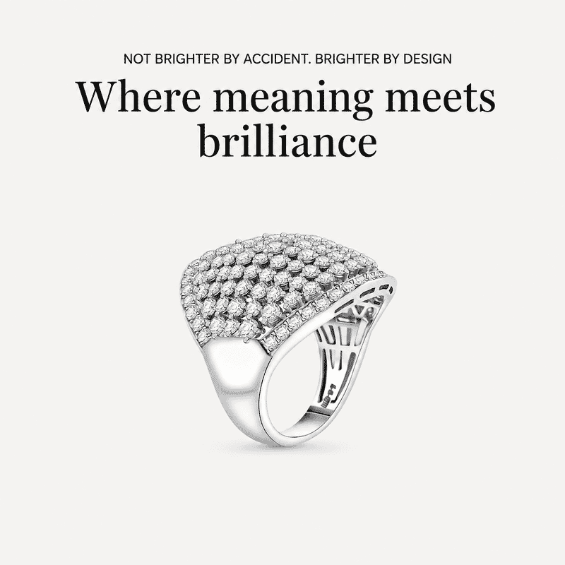 Doorbuster Luxuriant Lab Grown Diamond G SI 3.25 ctw Ring in Sterling Silver (Size 7.0)