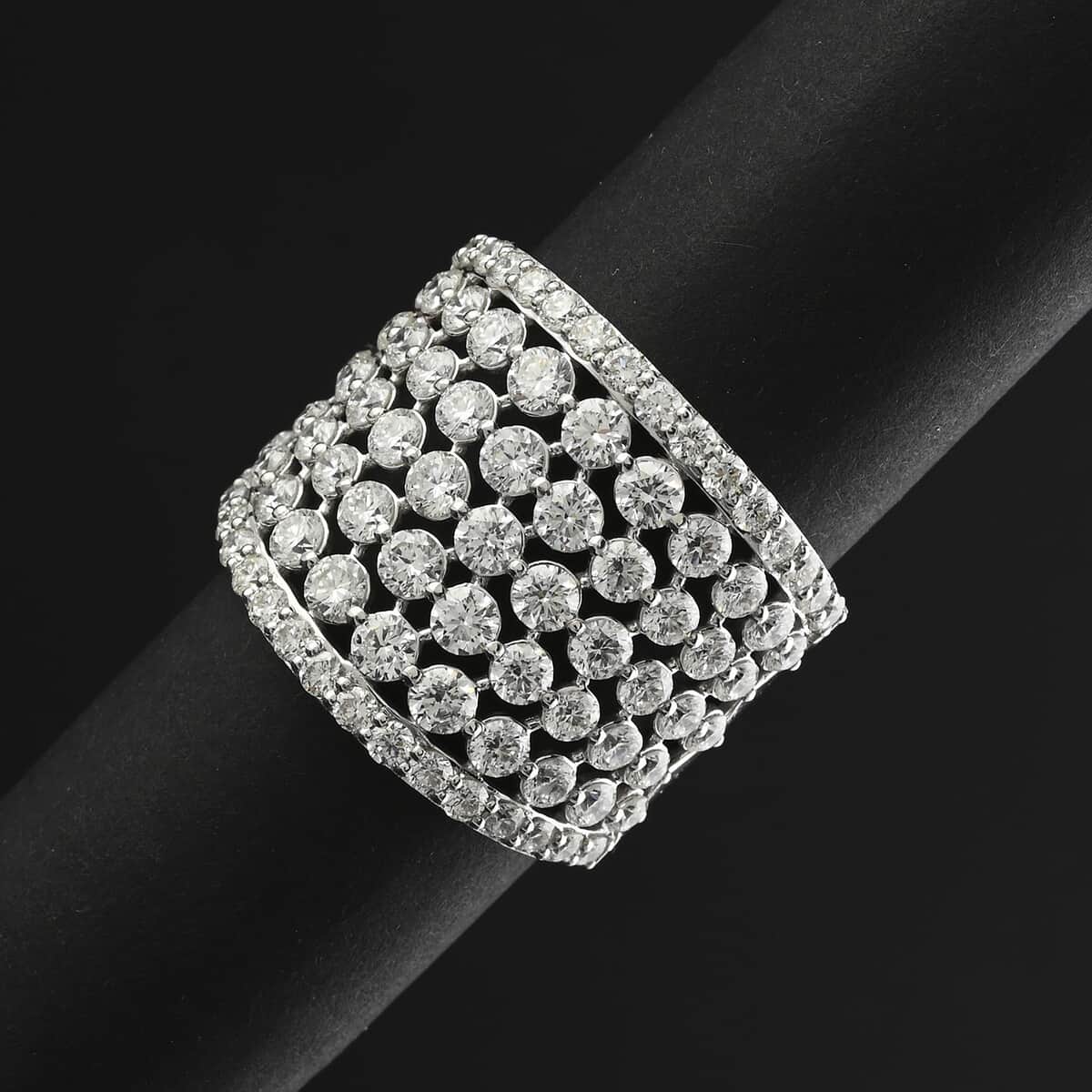 Pre Doorbuster Deal Luxuriant Lab Grown Diamond (G, SI) Ring in Sterling Silver (Size 10.0) 3.45 ctw image number 1