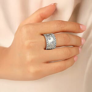 Luxuriant Lab Grown Diamond (G, SI) Ring in Sterling Silver (Size 6.0) 1.07 ctw