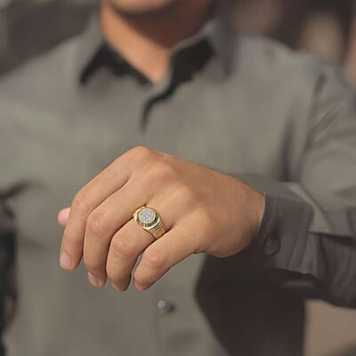 Yellow Gold Over Sterling Silver / 12 - Product card gallery slide 2 (10177814298937)