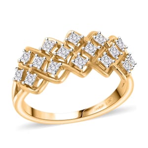 Luxuriant Lab Grown Diamond G VS 0.50 ctw Ring in 10K Yellow Gold (Size 5.0)