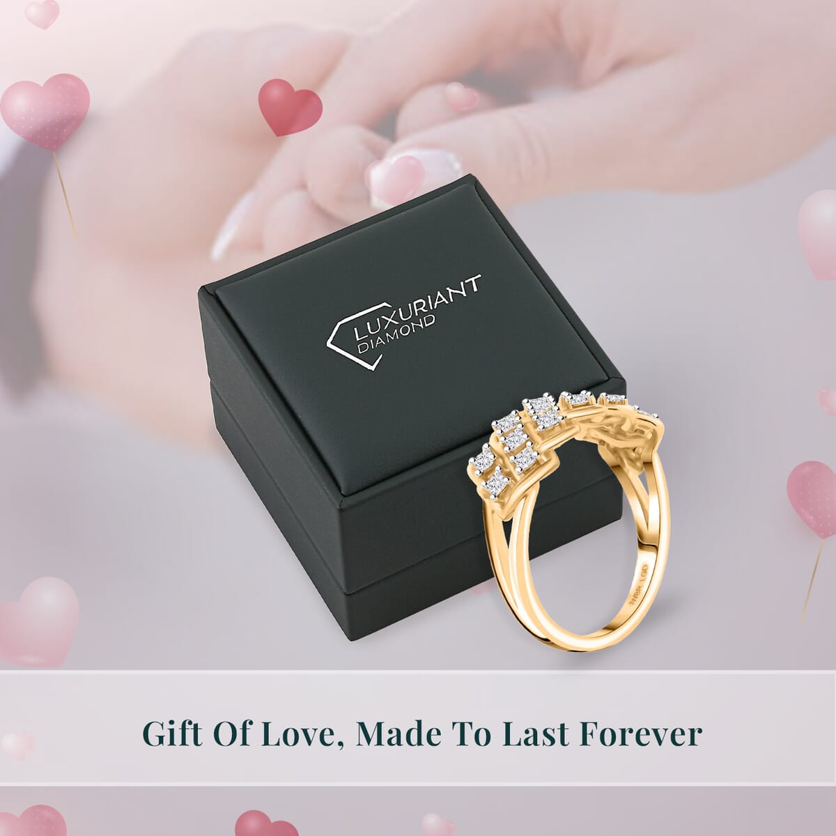 Luxuriant Lab Grown Diamond G VS 0.50 ctw Ring in 10K Yellow Gold (Size 6.5) image number 6