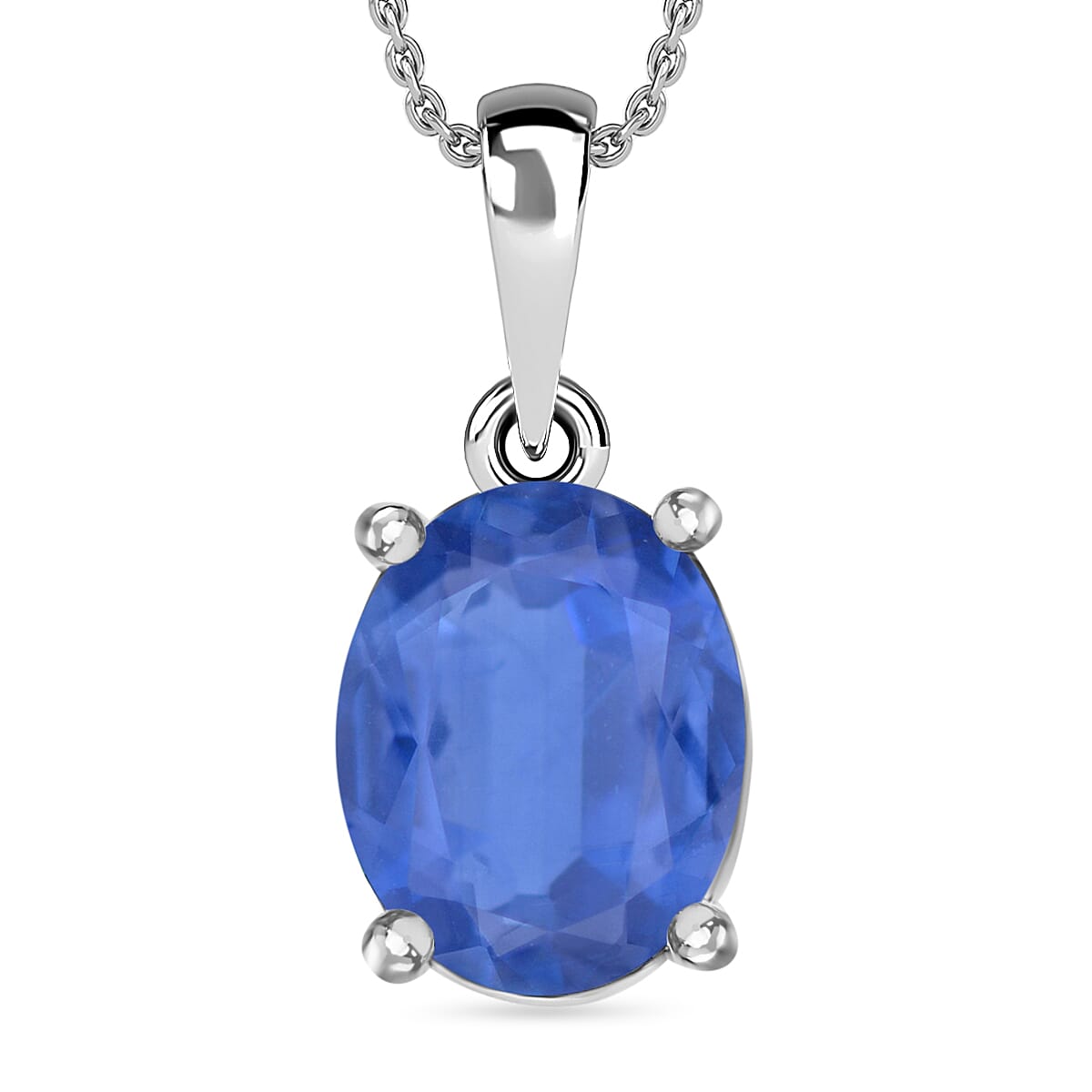 Mozambique Ruby Solitaire Pendant in Platinum Over Sterling Silver 2.40 ctw image number 0