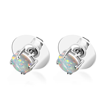 Ethiopian Welo Opal / AA / Platinum Over Sterling Silver - Product card gallery slide 3 (10177815216441)