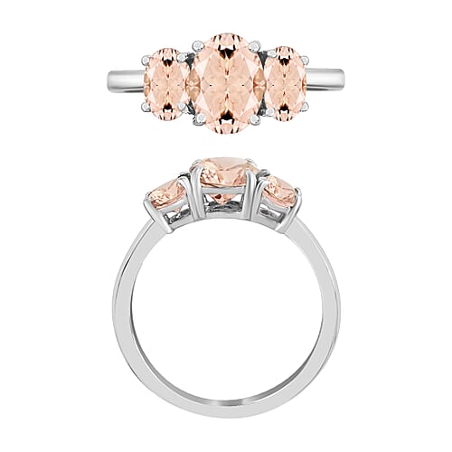 Marropino Morganite/A/2.20/Platinum Over Sterling Silver / 4 - Product card gallery slide 4 (9433247252735)