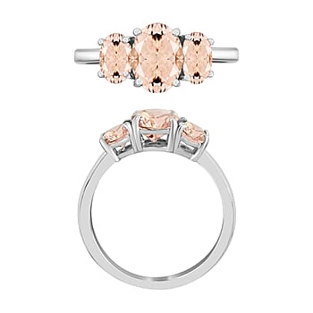 Marropino Morganite/A/2.20/Platinum Over Sterling Silver / 6.5 - Product card gallery slide 4 (10178766143801)