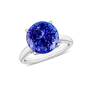 Rhapsody AAAA Tanzanite 3.70 ctw Solitaire Ring in 950 Platinum (Size 4.5) 5.50 Grams (Del. in 10-12 Days)