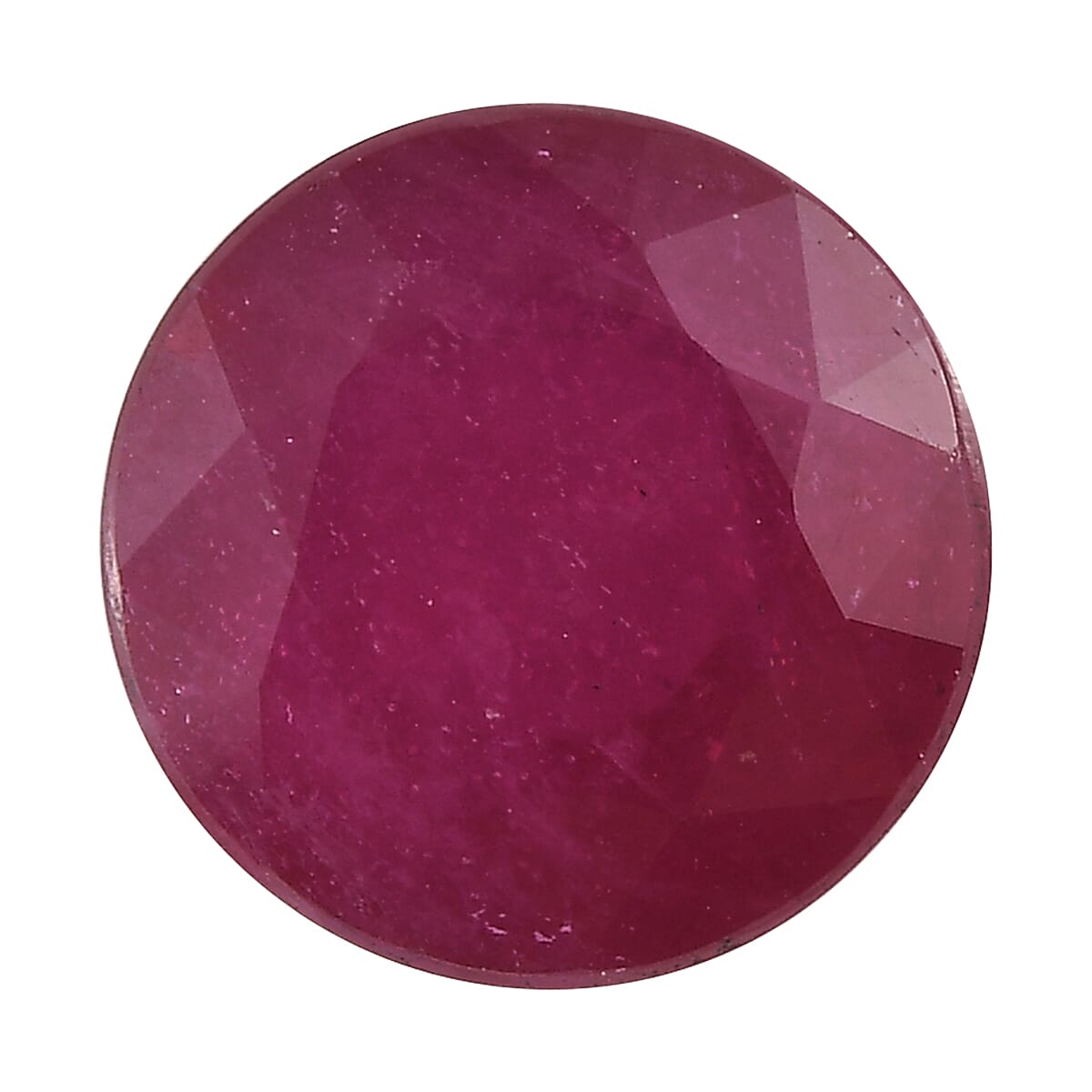 Niassa Ruby (FF) (Rnd 10 mm) 4.64 ctw Loose Gemstone
