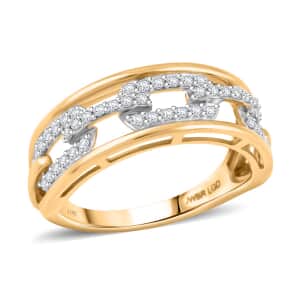 Luxuriant Lab Grown Diamond 0.35 ctw Ring in 10K Yellow Gold (Size 7.0)