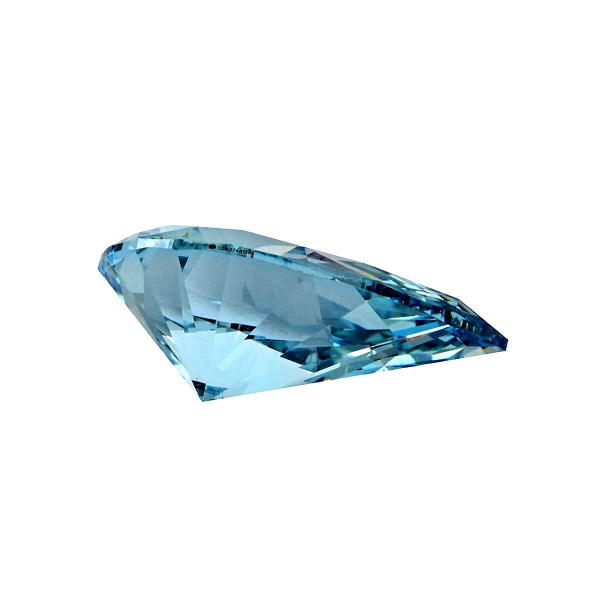 IGI Certified Luxuriant Lab Grown Blue Diamond (Pear) (VS2) 4.50 ctw image number 2