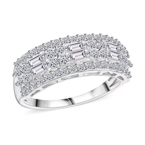 Luxuriant Lab Grown Diamond G SI 1.00 ctw Ring in Sterling Silver (Size 10.0)