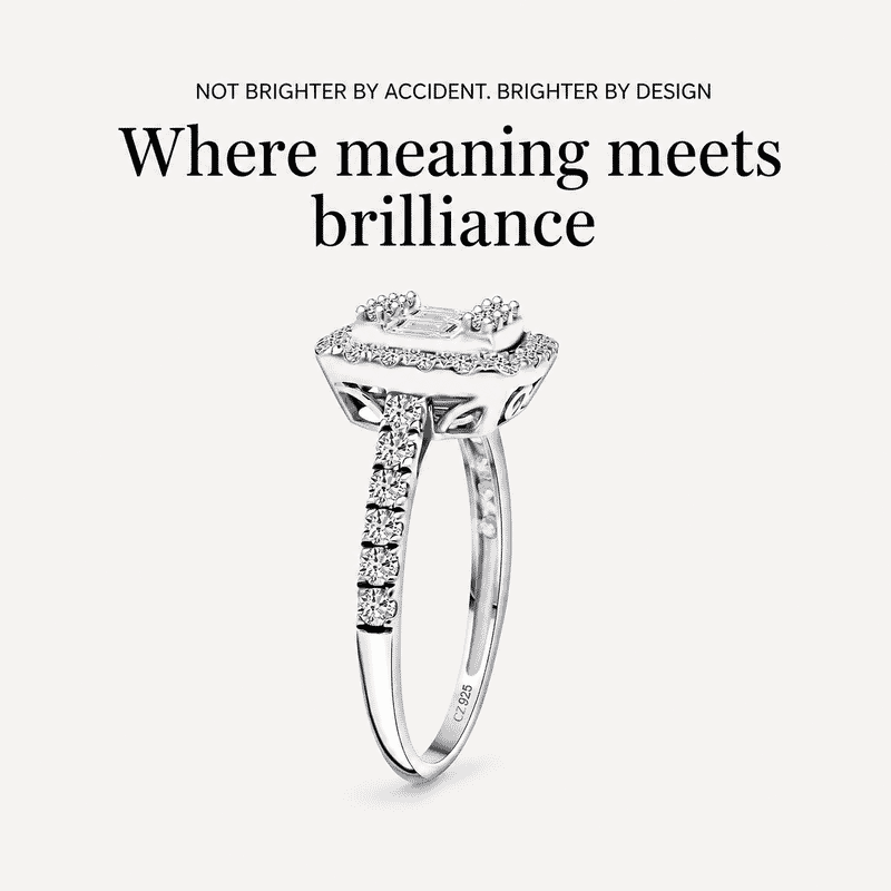 Luxuriant Lab Grown Diamond G SI 1.05 ctw Ring in Sterling Silver (Size 10.0) (Del. In 10-12 Days)