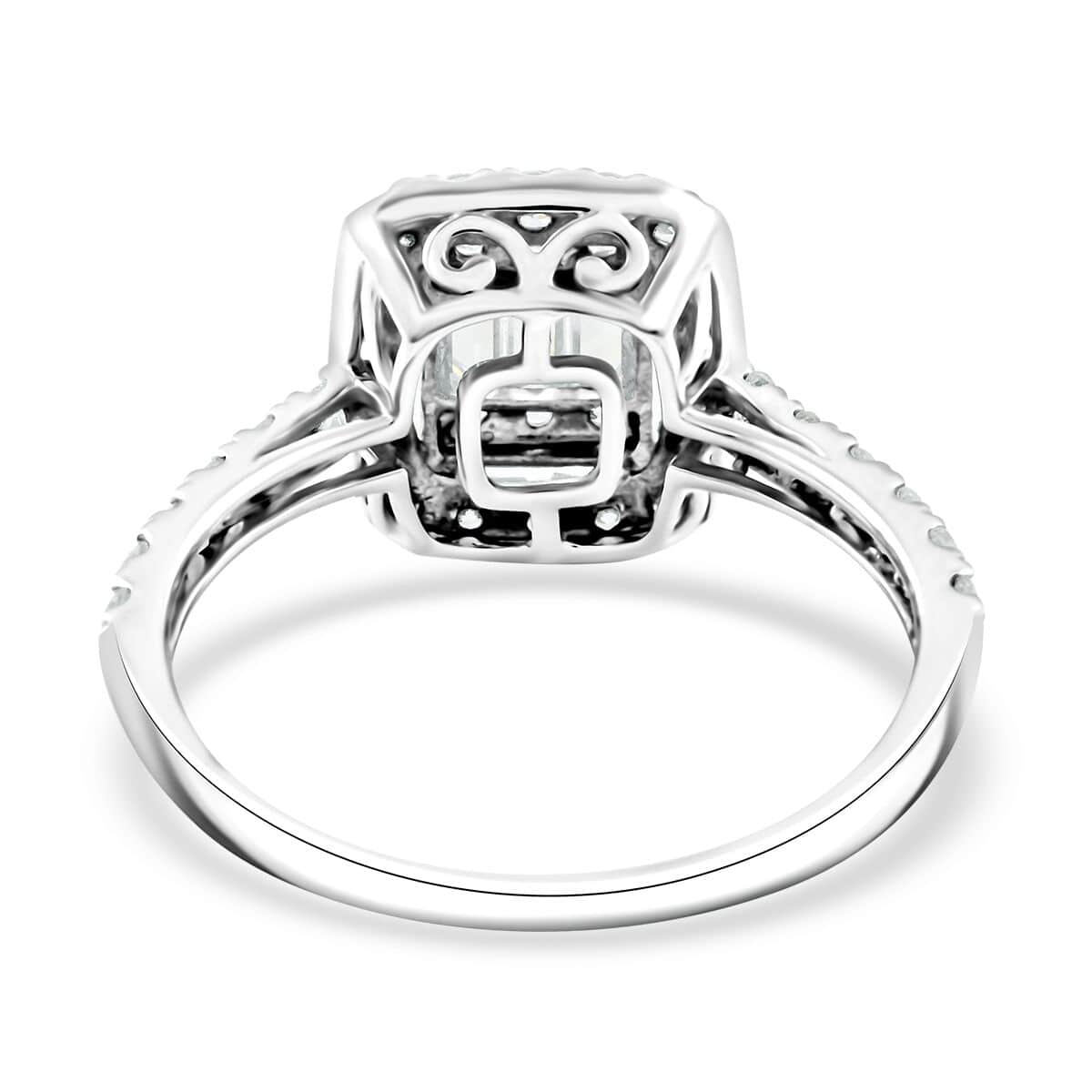 Luxuriant Lab Grown Diamond G SI 1.05 ctw Ring in Sterling Silver (Size 10.0) image number 4