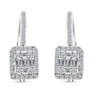 Luxuriant Lab Grown Diamond G SI 1.85 ctw Earrings in Sterling Silver