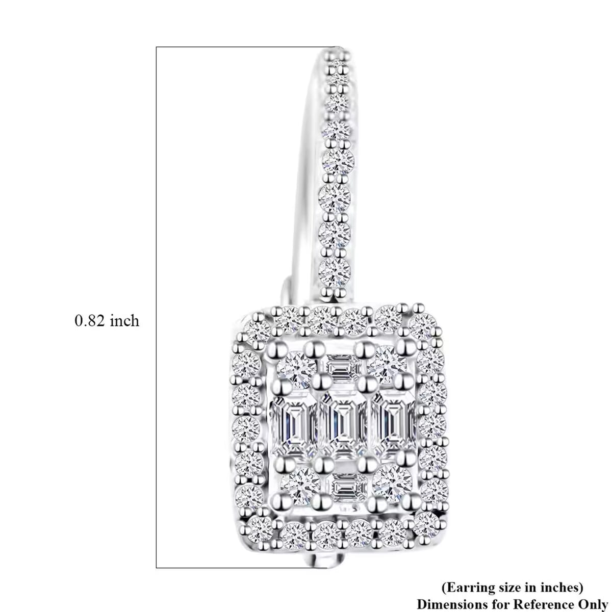 Luxuriant Lab Grown Diamond G SI 1.85 ctw Earrings in Sterling Silver image number 8