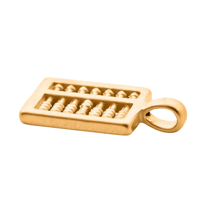 Abacus Pendant in 24K Yellow Gold