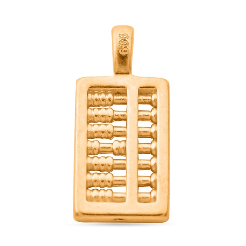 Abacus Pendant in 24K Yellow Gold