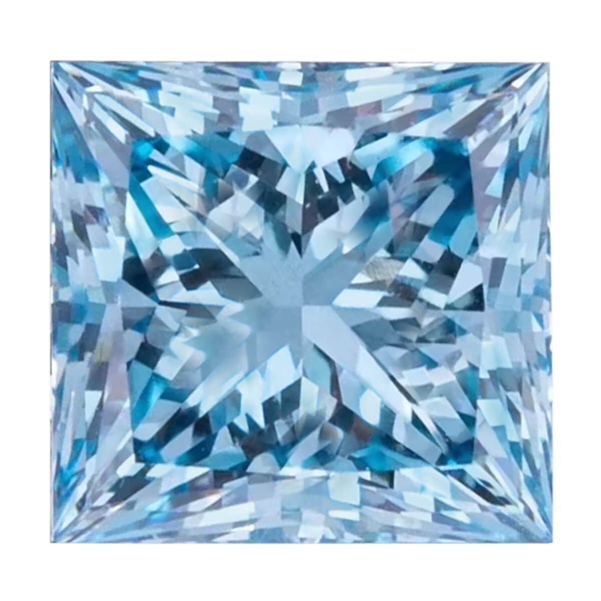 IGI Certified Luxuriant Princess Cut Lab Grown Blue Diamond (VS2) 1.00 ctw image number 0