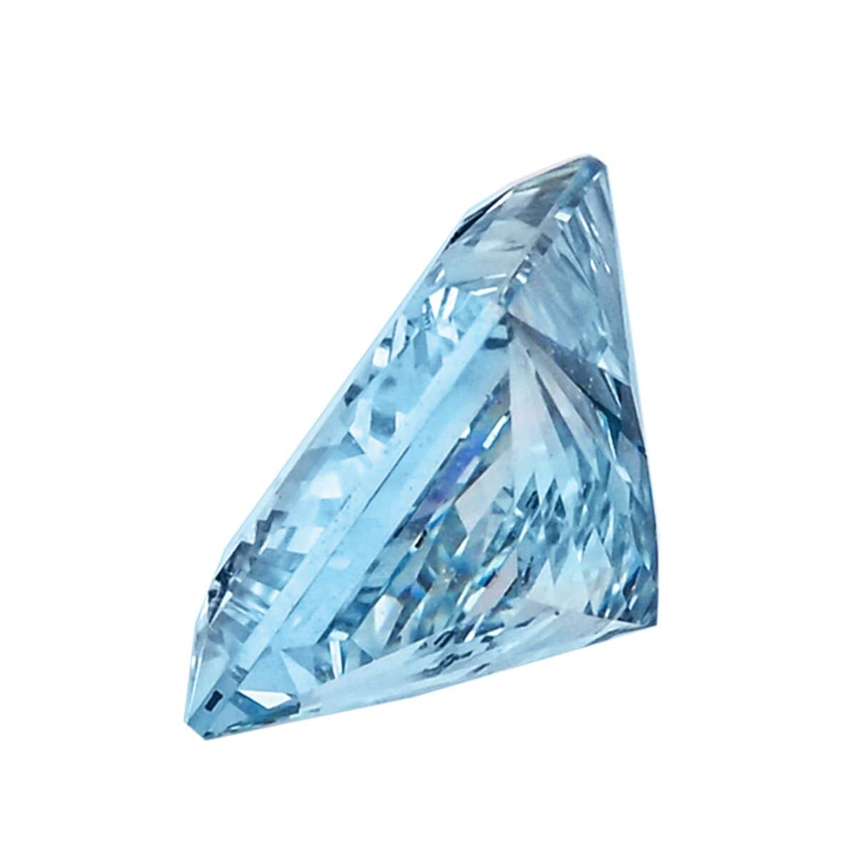 IGI Certified Luxuriant Princess Cut Lab Grown Blue Diamond (VS2) 1.00 ctw image number 1