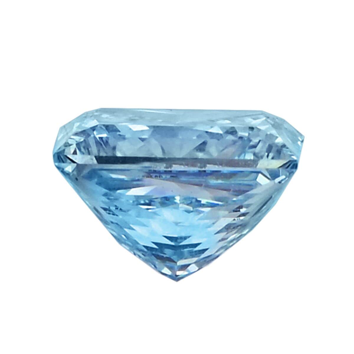 IGI Certified Luxuriant Princess Cut Lab Grown Blue Diamond (VS2) 1.00 ctw image number 2