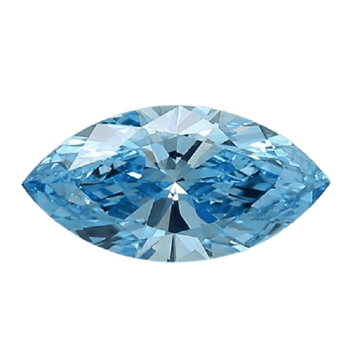 IGI Certified Luxuriant Lab Grown Blue Diamond (Marquee) (VS2) 1.00 ctw image number 0