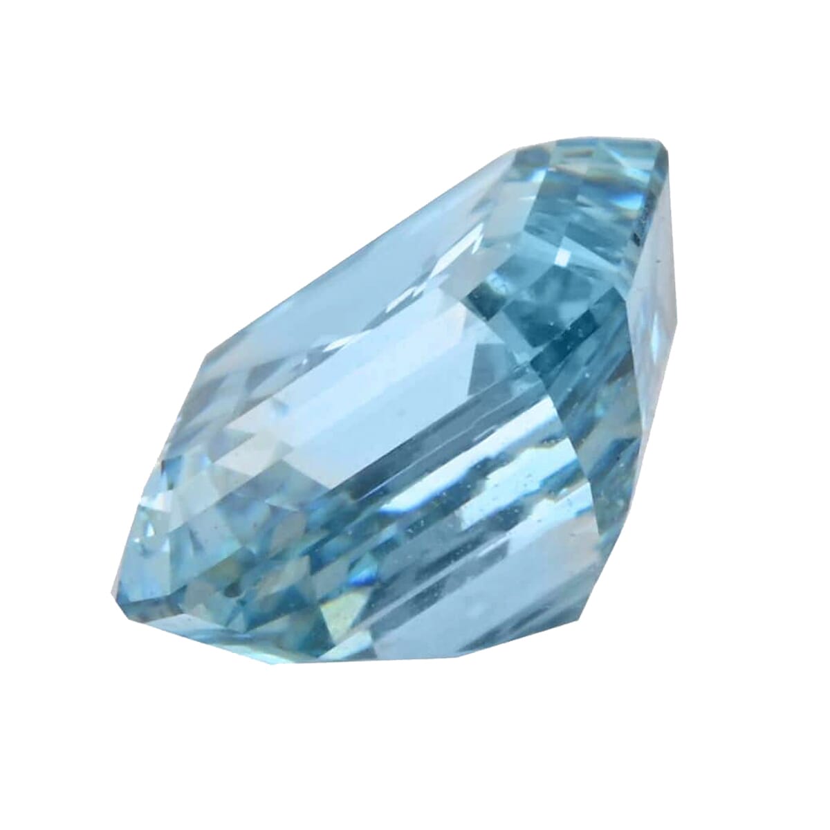 IGI Certified Luxuriant Lab Grown Blue Diamond (Asscher) (VS2) 1.00 ctw image number 2
