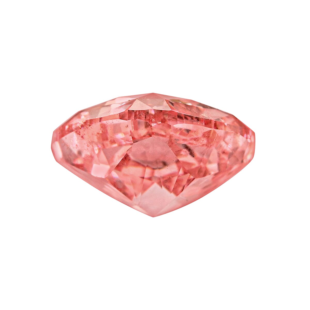 IGI Certified Luxuriant Lab Grown Pink Diamond (Cushion Square) (VS2) 1.50 ctw image number 3