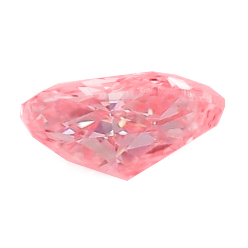 IGI Certified Luxuriant Lab Grown Pink Diamond (Cushion Square) (VS2) 2.00 ctw
