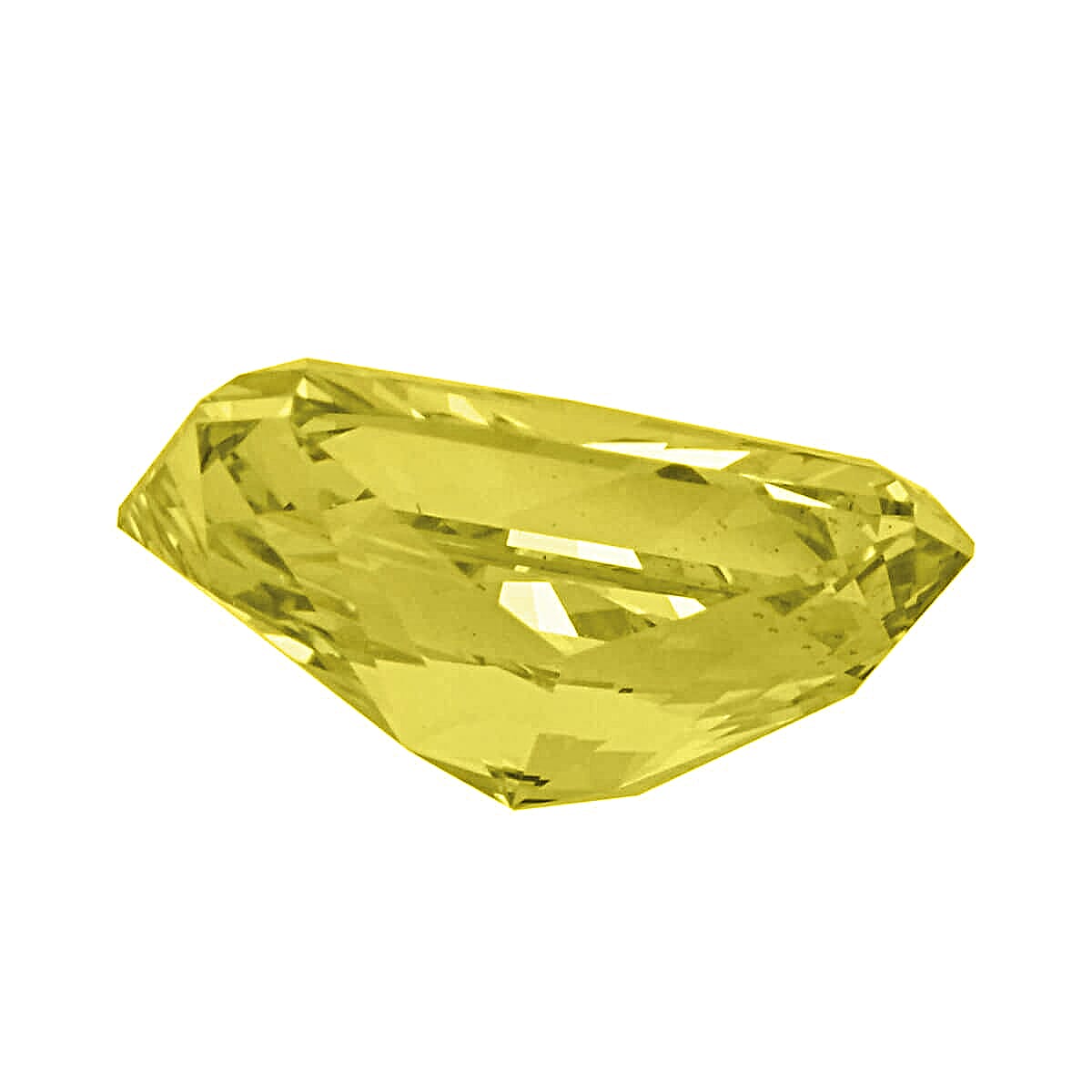 IGI Certified Luxuriant Lab Grown Yellow Diamond (Radiant) (VS2) 1.50 ctw image number 3