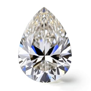 IGI Certified Luxuriant Lab Grown Diamond (Pear) (D, VS) 1.00 ctw