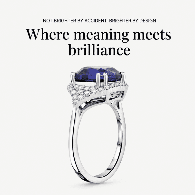 Certified & Appraised Rhapsody 950 Platinum AAAA Tanzanite, Diamond (E-F, VS) (0.60 cts) Ring (Size 5.0) (8.15 g) 6.00 ctw