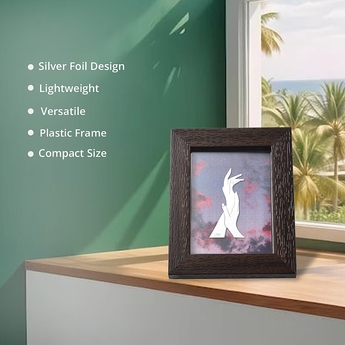 Rhodium Over Sterling Silver with Photo Frame 10 Grams image number 2