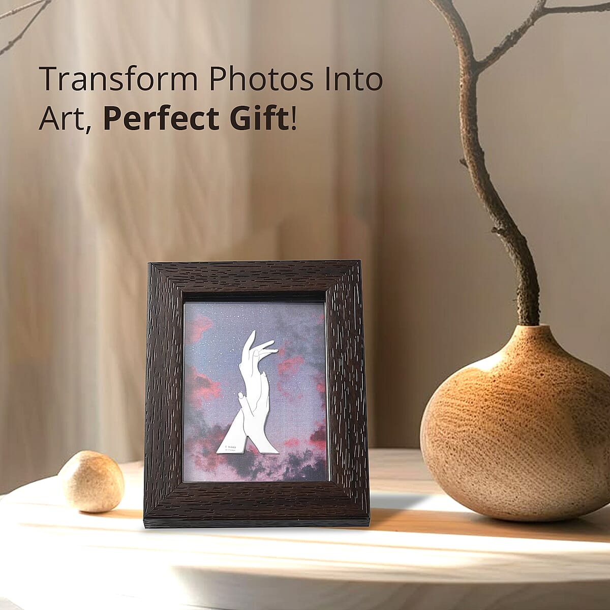 Rhodium Over Sterling Silver with Photo Frame 10 Grams image number 4