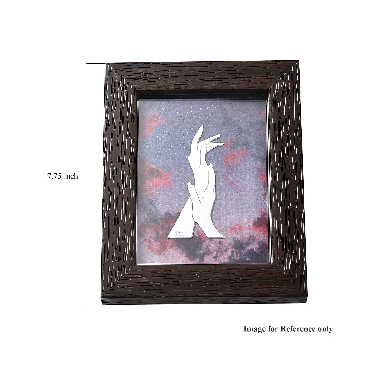 Rhodium Over Sterling Silver with Photo Frame 10 Grams image number 5