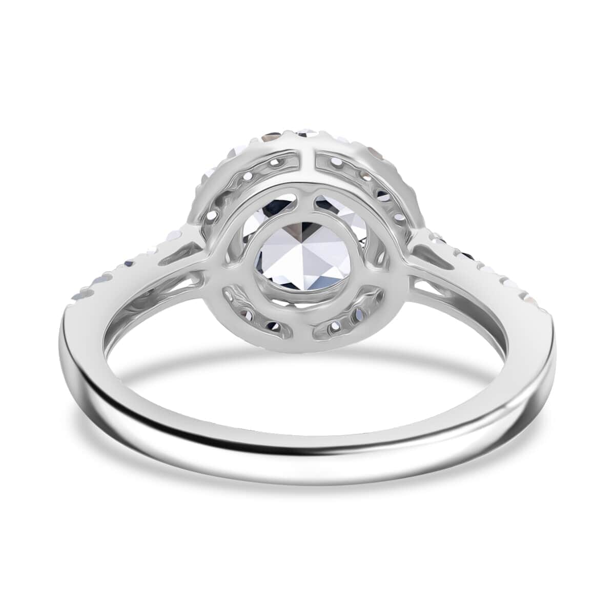 SGL Certified Luxuriant Lab Grown Diamond G-H VS 1.00 ctw Halo Ring in 950 Platinum (Size 7.0) 4.05 Grams image number 4