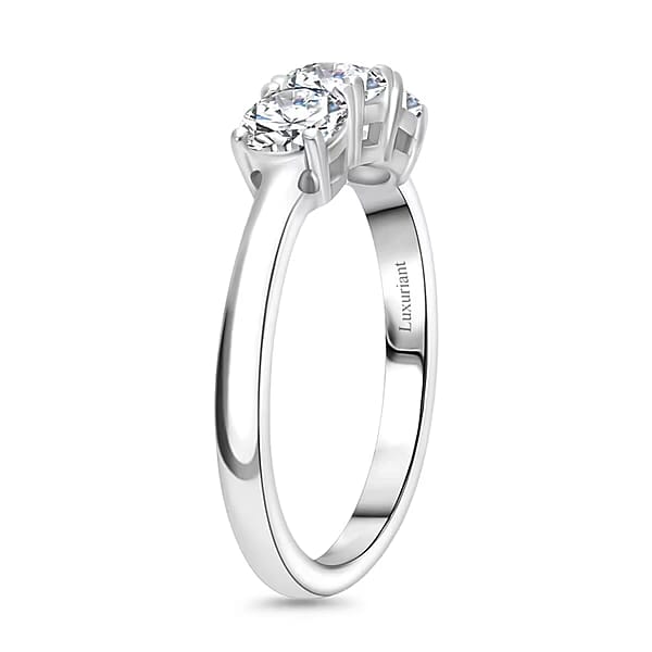 SGL Certified Luxuriant Lab Grown Diamond G-H VS 2.00 ctw Ring in 950 Platinum (Size 10.0) 5 Grams
