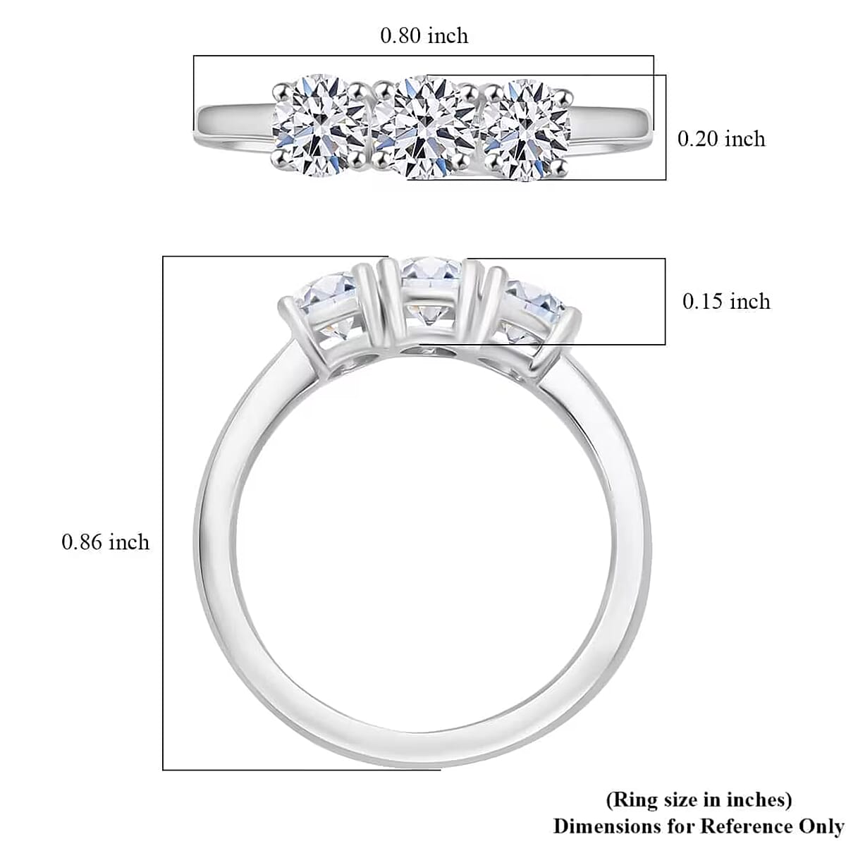 950 Platinum Luxuriant Lab Grown Diamond (G-H, VS) Ring (Size 10.0) (5 g) 2.00 ctw image number 7