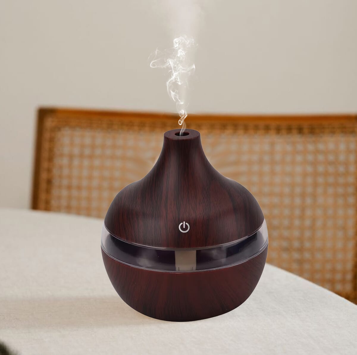 Ankur's Treasure Chest Color Changing LED Light 300ml Aroma Diffuser with 7 Essential Oils image number 1