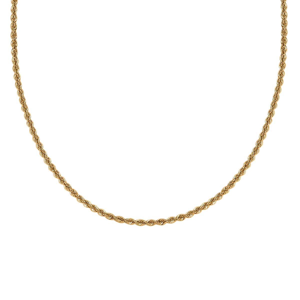 Rope Chain Necklace in 22K Yellow Gold 3.70 Grams 22 Inches image number 3