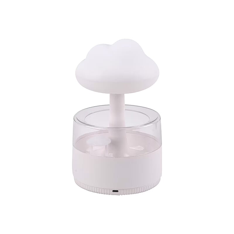 Rain Cloud Humidifier Water Fall with 7 Color Changing LEDS and 5 Pure Essential Oils for Aromatherapy 