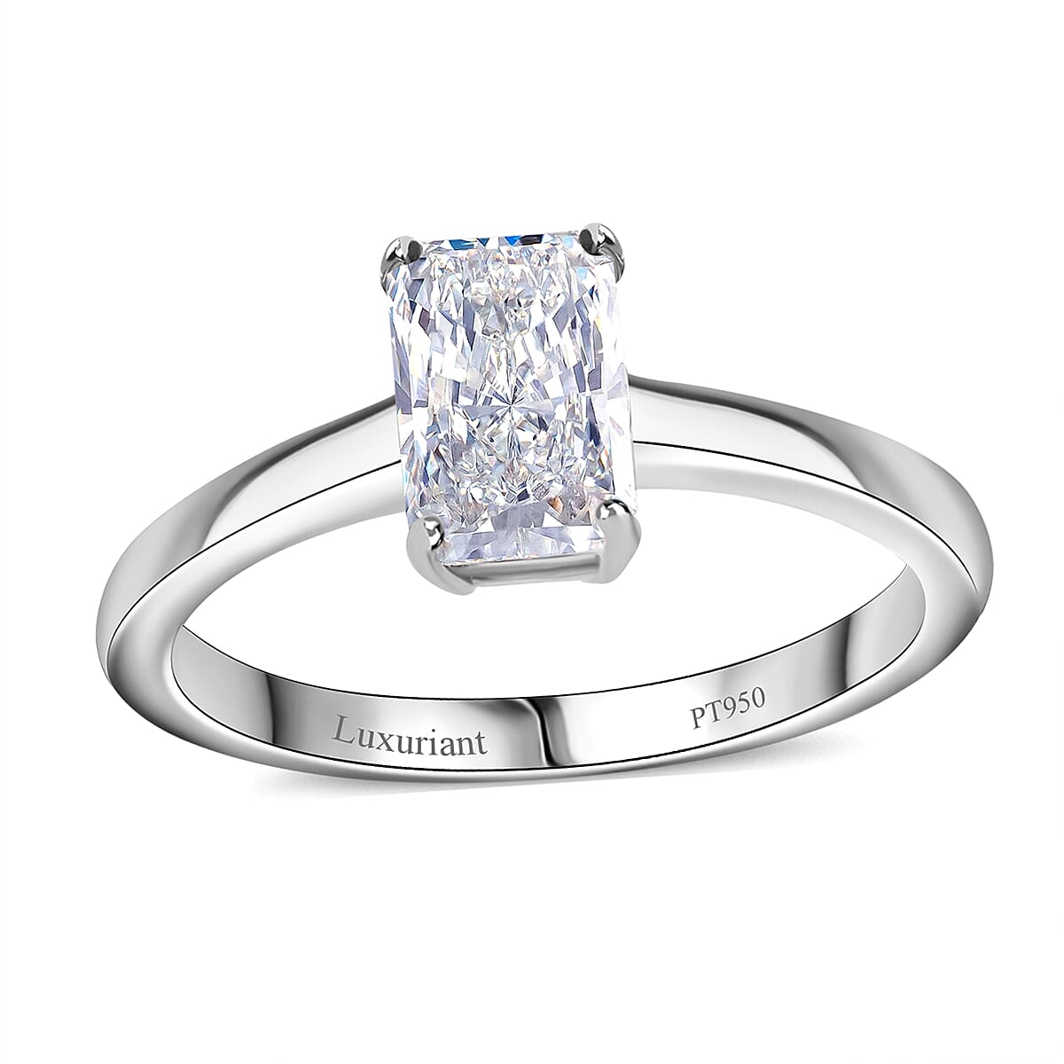 Luxuriant Lab Grown Diamond G VS 1.00 ctw Solitaire Ring in 14K White Gold (Size 10.0)