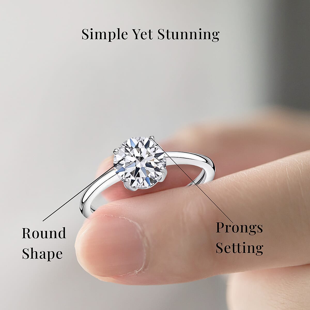 TLV IGI Certified 950 Platinum Luxuriant Lab Grown Diamond (G-H, VS) Ring (Size 10.5) 2.00 ctw image number 5