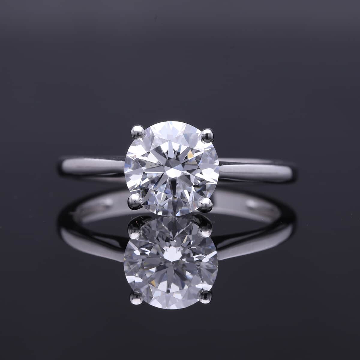 IGI Certified 950 Platinum Luxuriant Lab Grown Diamond (G-H, VS) Ring (Size 10) 2.00 ctw image number 1