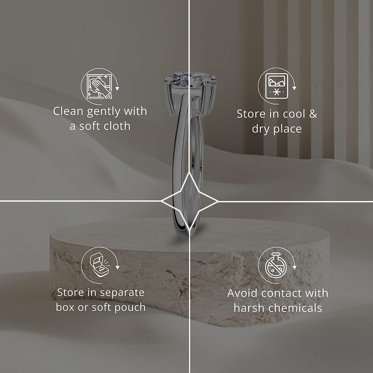 IGI Certified Luxuriant Lab Grown Diamond G-H VS 2.00 ctw Solitaire Ring in 950 Platinum (Size 9.0) image number 6