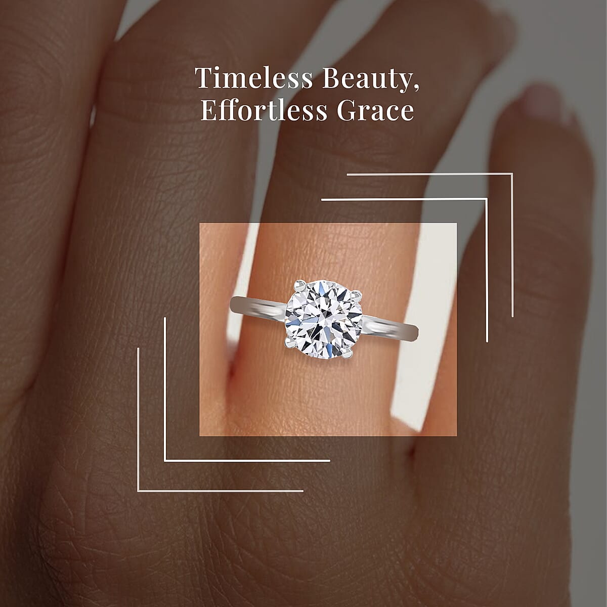 TLV IGI Certified 950 Platinum Luxuriant Lab Grown Diamond (G-H, VS) Ring (Size 9.5) 2.00 ctw image number 1