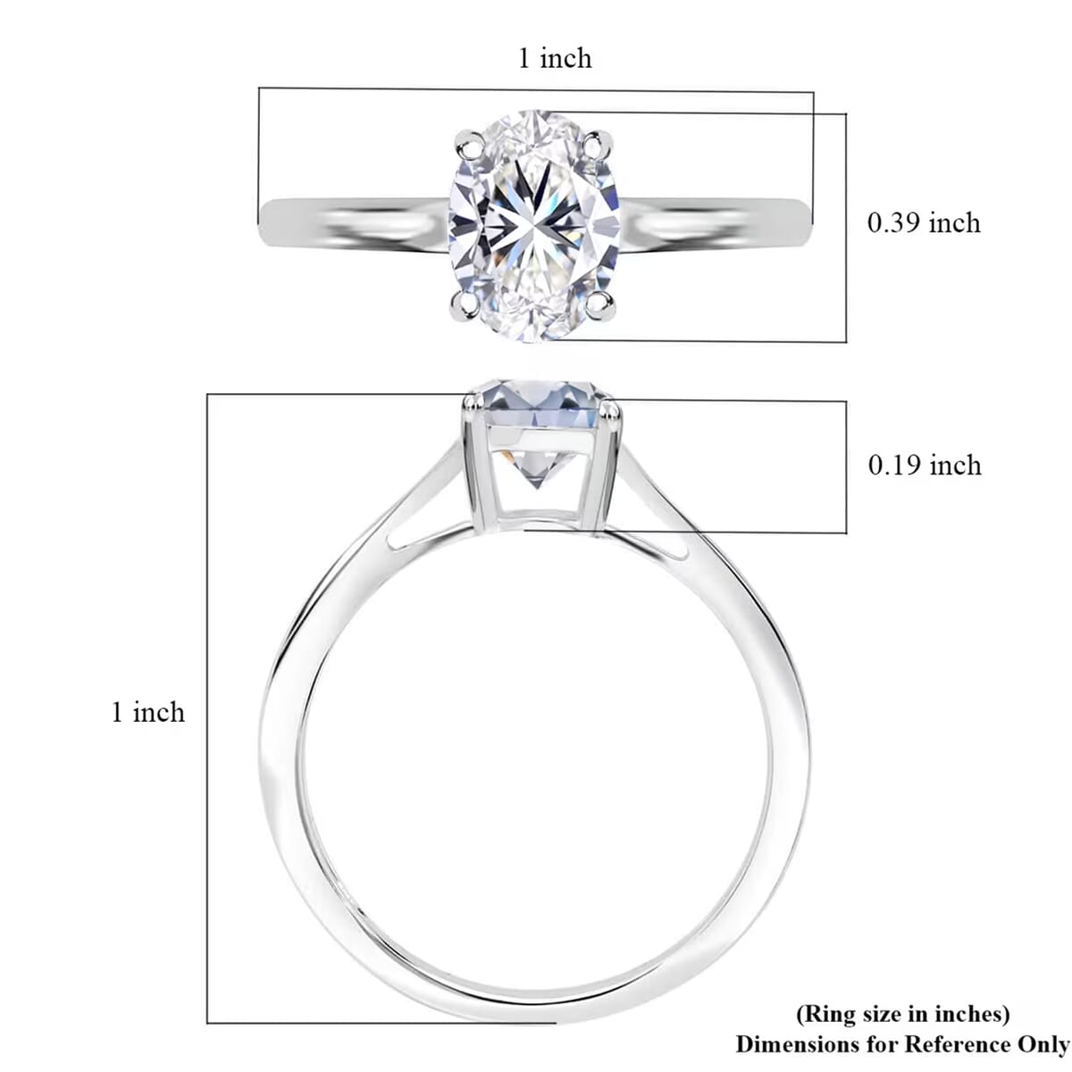 IGI Certified Luxuriant Lab Grown Diamond G-H VS 2.00 ctw Solitaire Ring in 950 Platinum (Size 8.0) image number 7