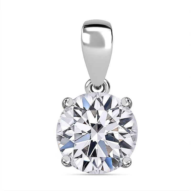 IGI Certified Luxuriant Lab Grown Diamond G-H VS 2.00 ctw Solitaire Pendant without Chain in 950 Platinum
